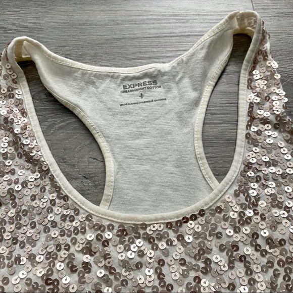 Express Sequin Tank Top - Picture 3 of 3